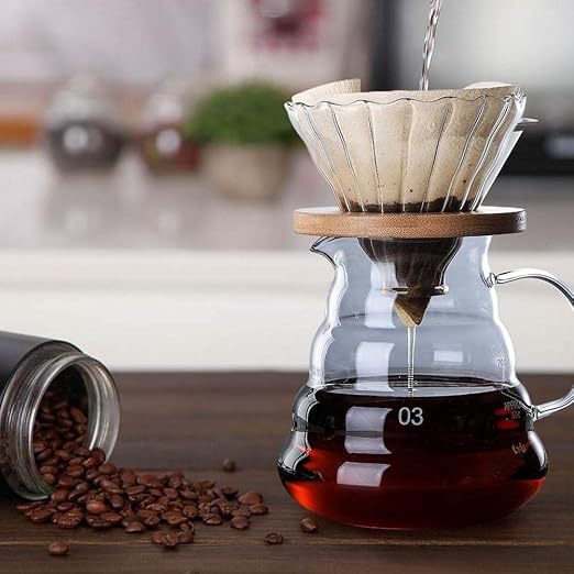 Glass Coffee Funnel for Spiral Coffee – Portable, Lightweight & Heat- - Image 2