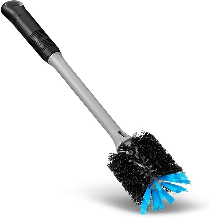 MOSOLAN 2-in-1 Water Bottle Brush and Straw Cleaner Brush, Long Handle Water - Image 3