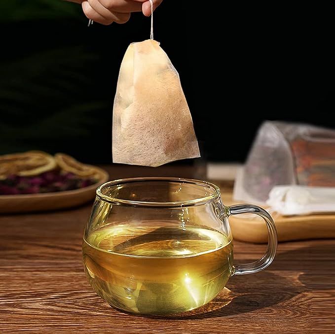 200 Pcs Loose Leaf Tea Bags, Disposable Tea Filter Bags - Image 2