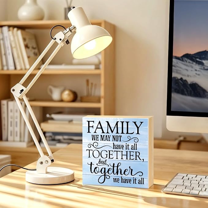 We May Not Have It All Together But Together We Have It All Box Sign Rustic - Image 5