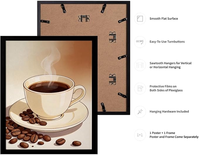 Lawrence Williams Designs Hot Coffee Cup Poster - Image 3