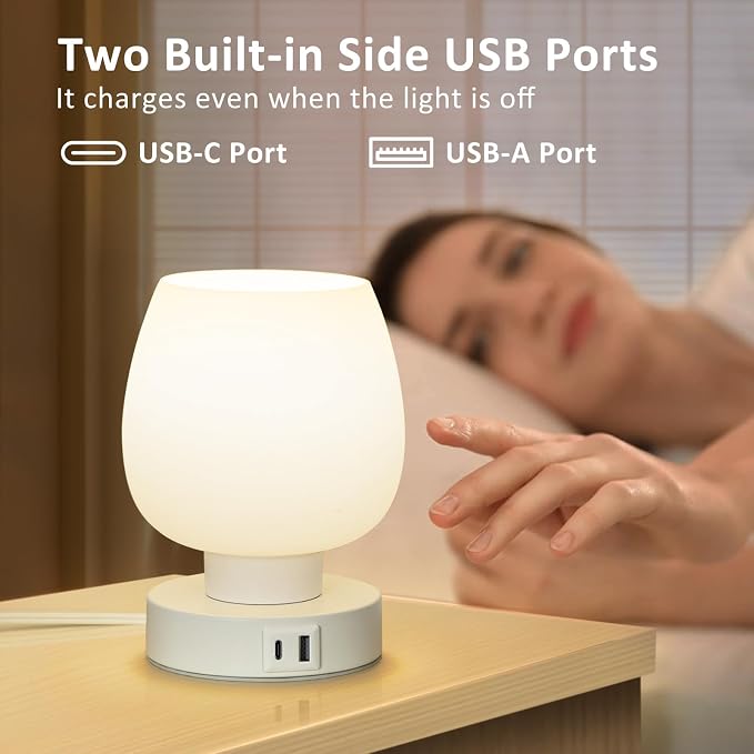 Touch Bedside Table Lamp - Image 3