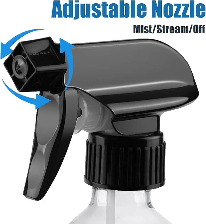 Plastic Spray Bottles for plant - 10oz/300ml - Mist Stream - No Clog No Leak - Image 2