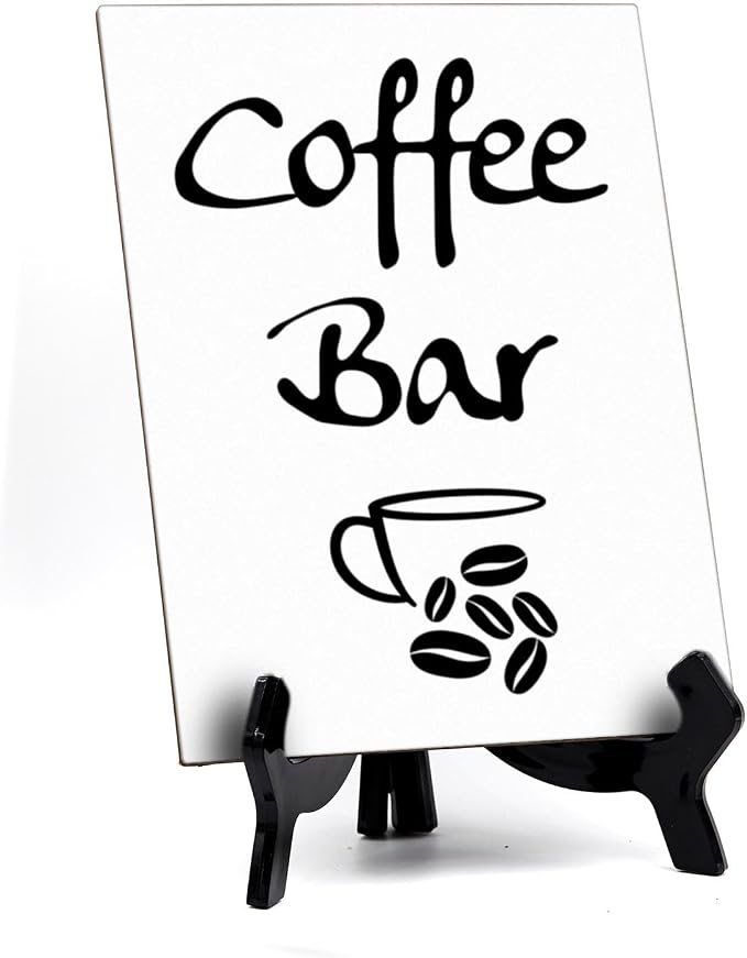 Signs ByLITA Coffee Bar, Table Sign by SignsByLITA