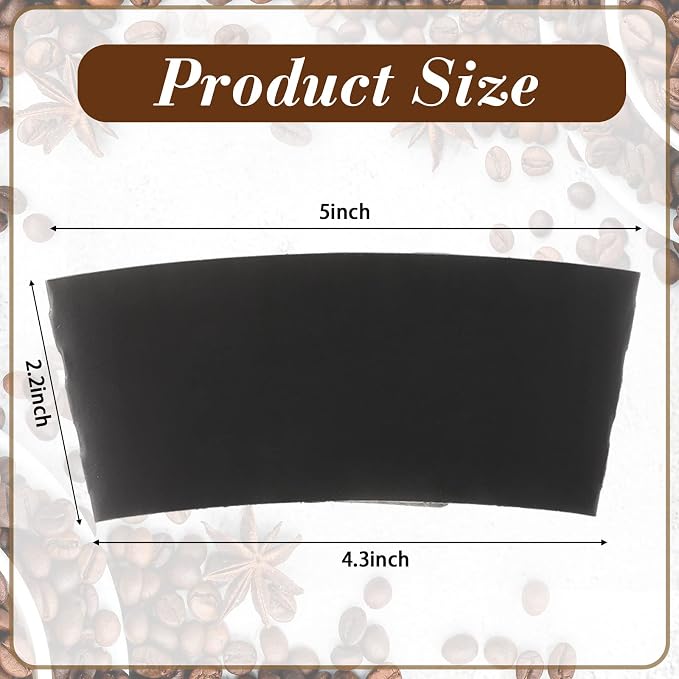 Sabary 50 Pcs Coffee Cup Sleeves - Image 2