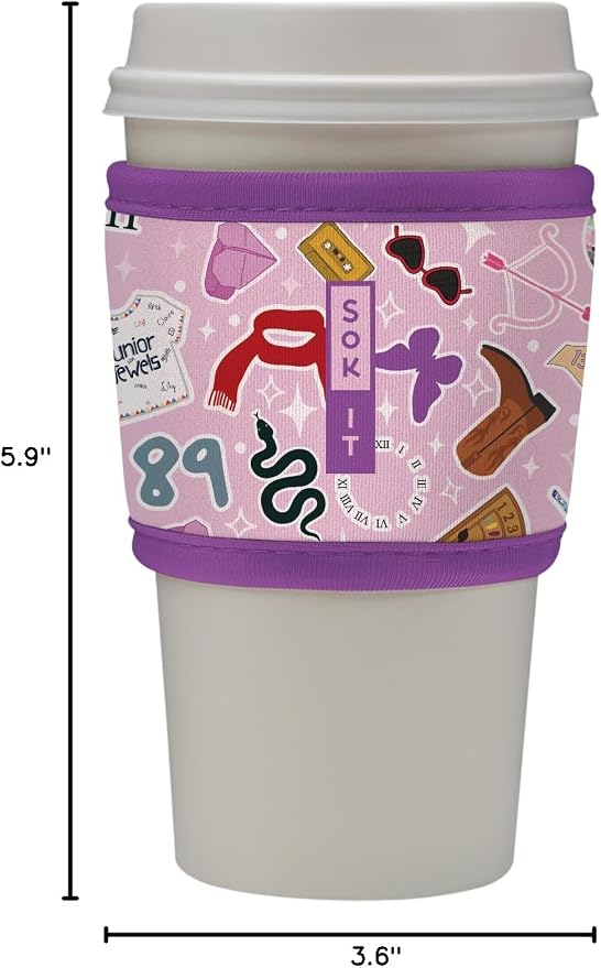 Sok It HotSok Coffee & Tea Reusable Insulated Neoprene Cup Sleeve - Image 7
