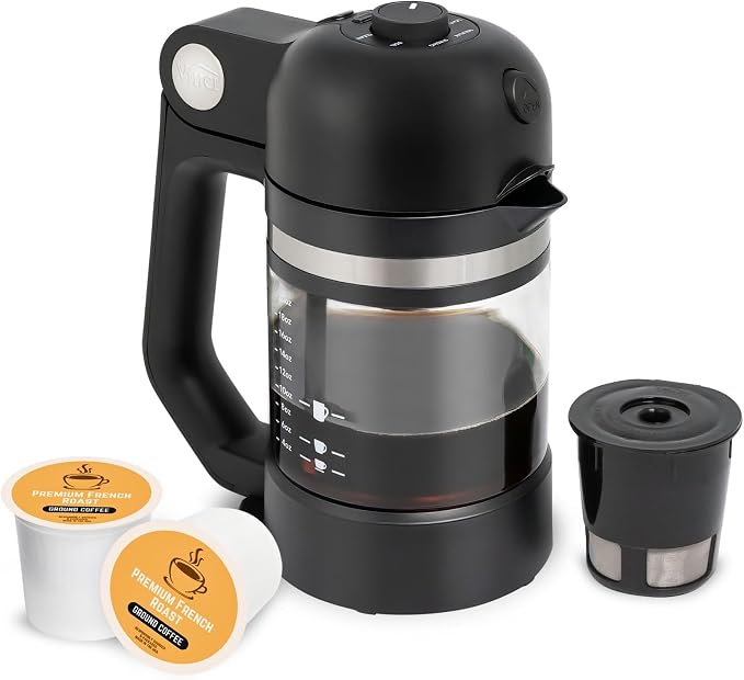 VINCI Micro Café Smallest Single-Serve Glass Coffee Brewer | Compatible by VinciHousewares