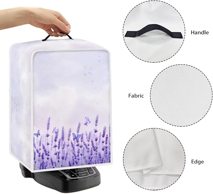 Lavender Coffee Maker Dust Cover Theme Appliance Covers - Image 5