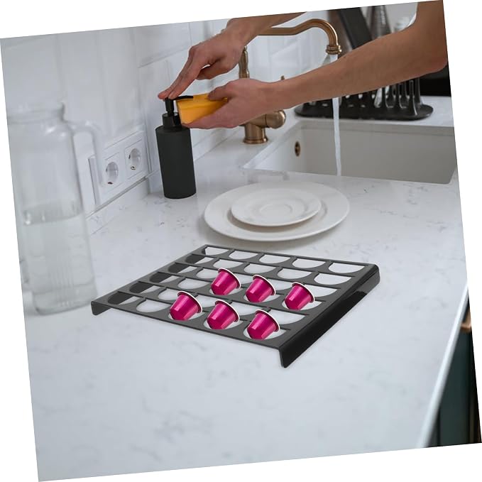 VILLCASE Acrylic Coffee Capsule Rack Organizer Espresso Holder - Image 5