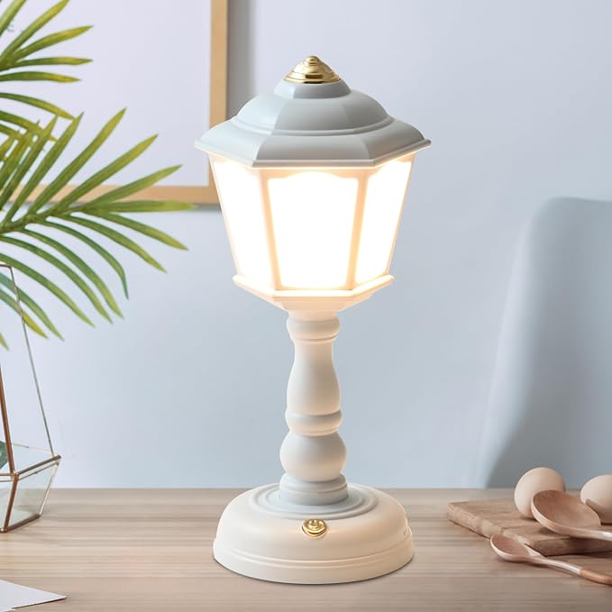 Mini Desk lamp Vintage, LED Dimmable Table Reading - Image 7