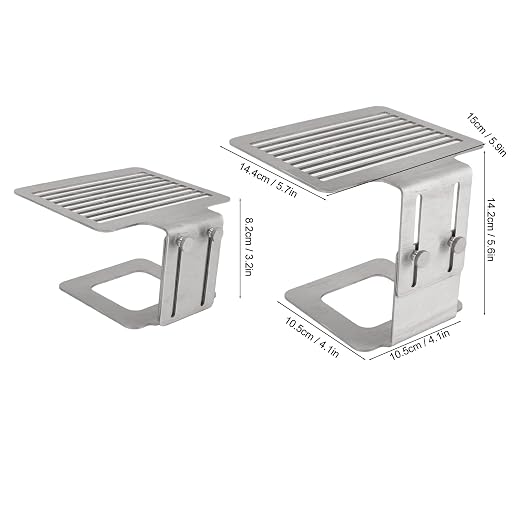Stainless Steel Coffee Machine Scale Rack Height Adjustable Weighing Stand - Image 3