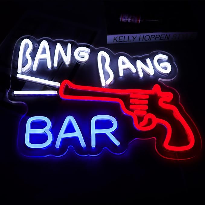 BANG BANG BAR Neon Signs for Wall Decor The Roadhouse Neon Lights for Bedroom - Image 2