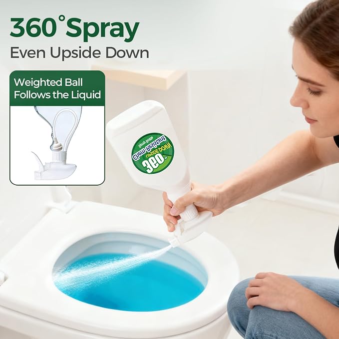 T4U Spray Bottles for Cleaning, 24 OZ Empty Spray Bottles Heavy Duty, Plastic - Image 4