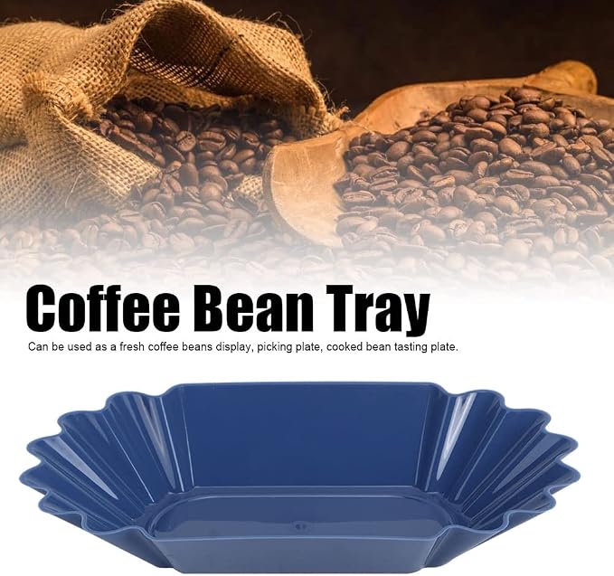 Coffee Bean Sample Tray, Food Grade PP Plastic Bean Display Stand, Straight - Image 2