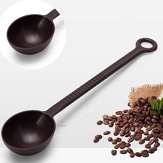 5 Pcs 10 Gram Long Handle Coffee Measuring Spoon Coffee Bean Spoon Plastic - Image 3