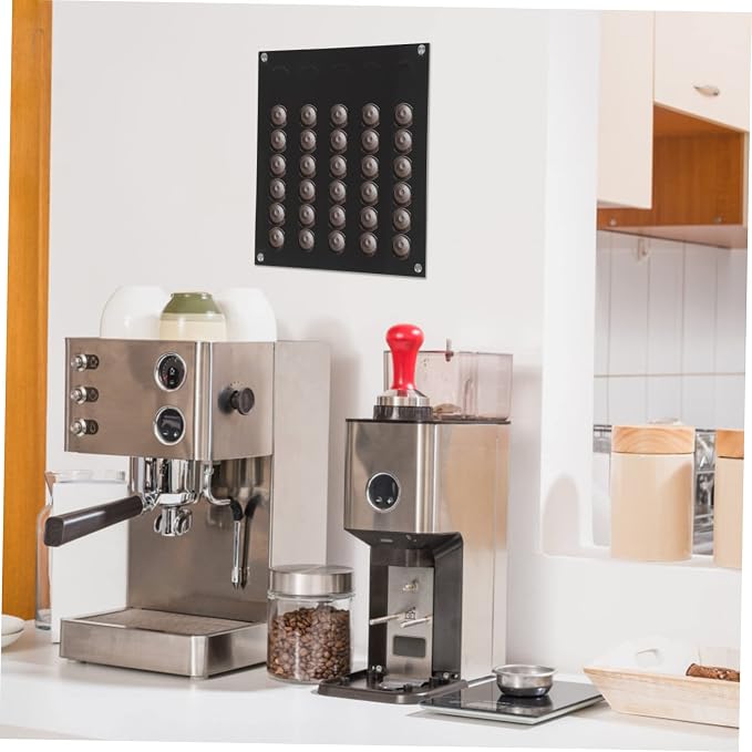 SHOWERORO Elegant Wall-mounted Capsule Display Coffee Bar Accessory Acrylic - Image 7