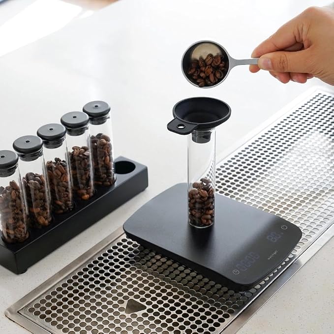 watchget Coffee Bean Container 6PCS Coffee Bean Cellars Tubes Single Dose - Image 9