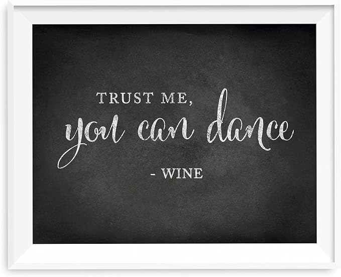 Andaz Press Wedding Party Signs, Vintage Chalkboard Print, 8.5x11-inch by AndazPress