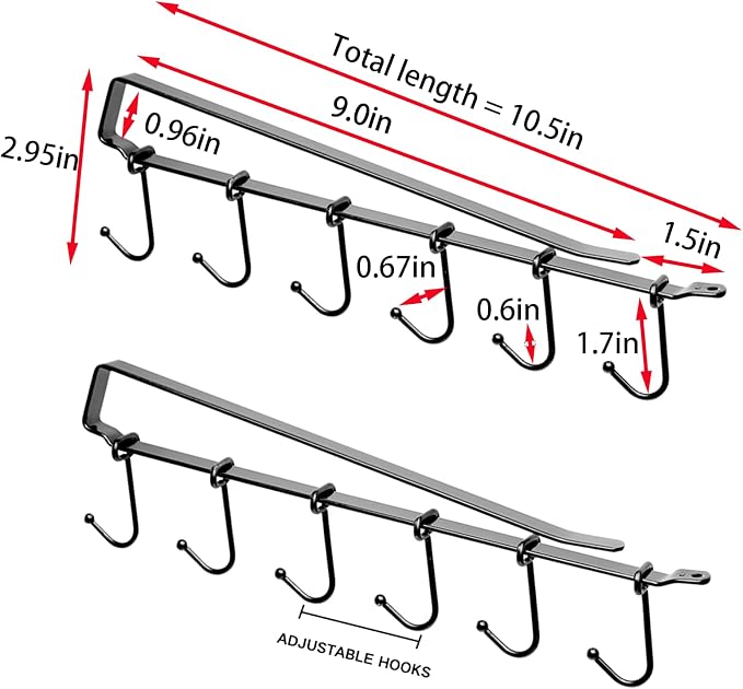 Mug Rack Under Cabinet - Image 2