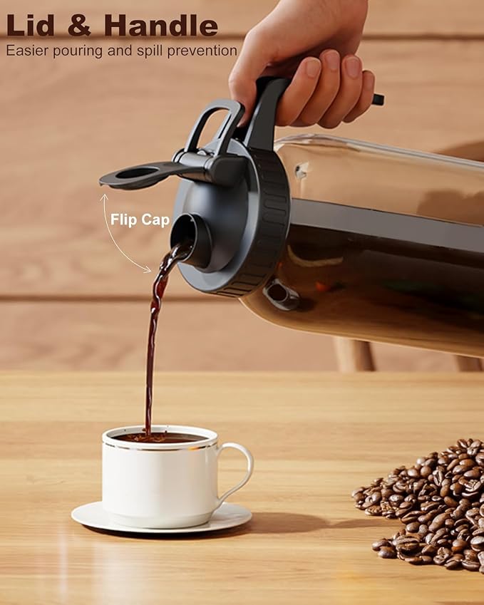 Cold Brew Coffee Maker 64oz, Iced Coffee Maker - Image 3