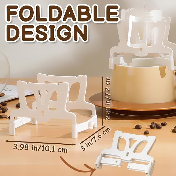 Collapsible Coffee Dripper Holder, Adjustable Coffee Maker Filter, Reusable - Image 3