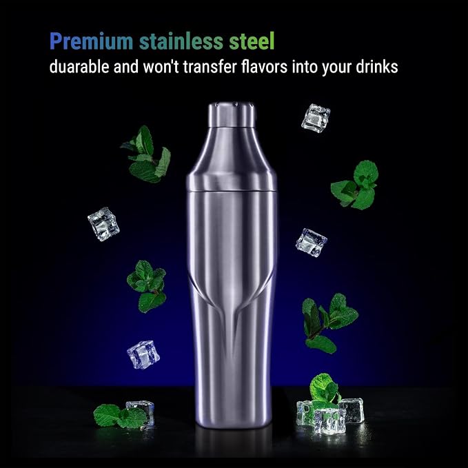 Lexenic 24oz Personalized Double Wall Cocktail Shaker - Image 9
