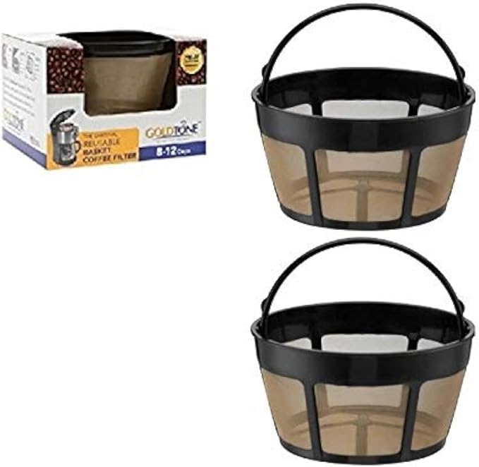 GoldTone Brand Reusable 8-12 Cup Basket Coffee Filter fits Hamilton Beach by GoldTone