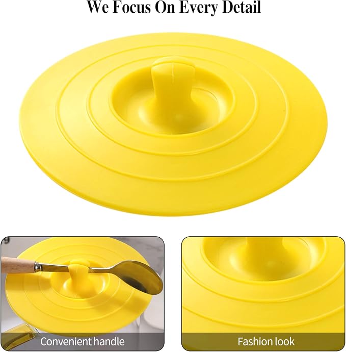 Silicone Cup Covers ， Multicolored Silicone Lids - Image 4