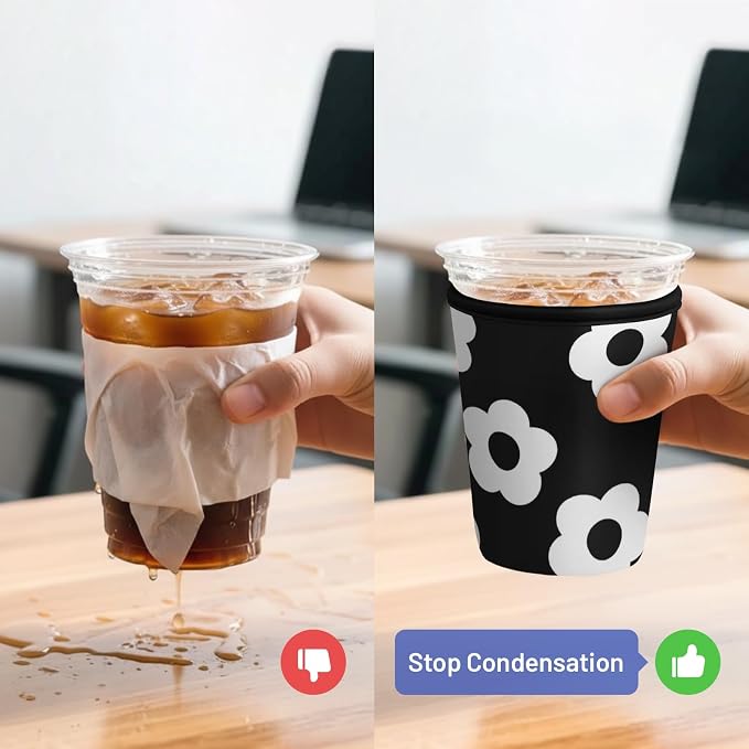 Iced Coffee Sleeve Reusable Cup Sleeves - Image 4
