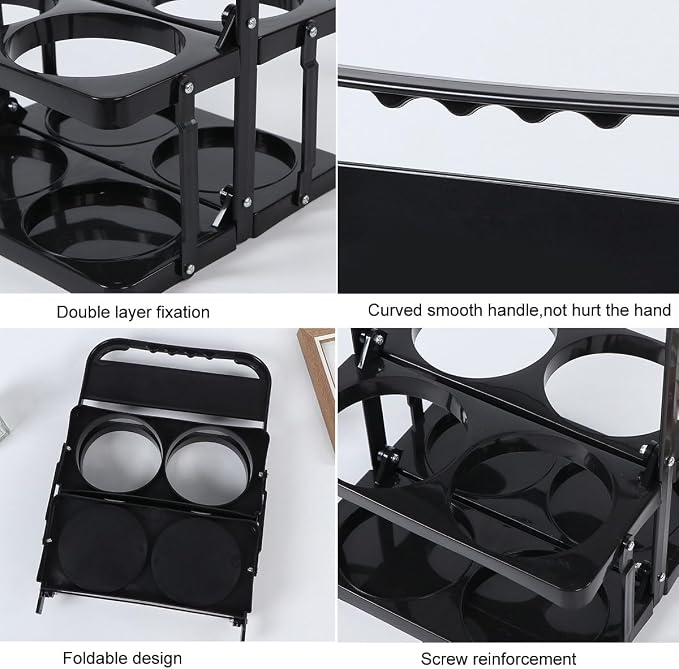 Portable Drink Carrier, Reusable Beer Bottle Coffee Cup Holder, Beer Bottle - Image 3