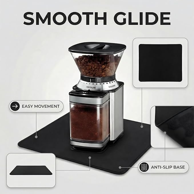 Sliding Pad Compatible with Cuisinart Coffee Grinder DBM-8P1- Smooth Glide with - Image 4