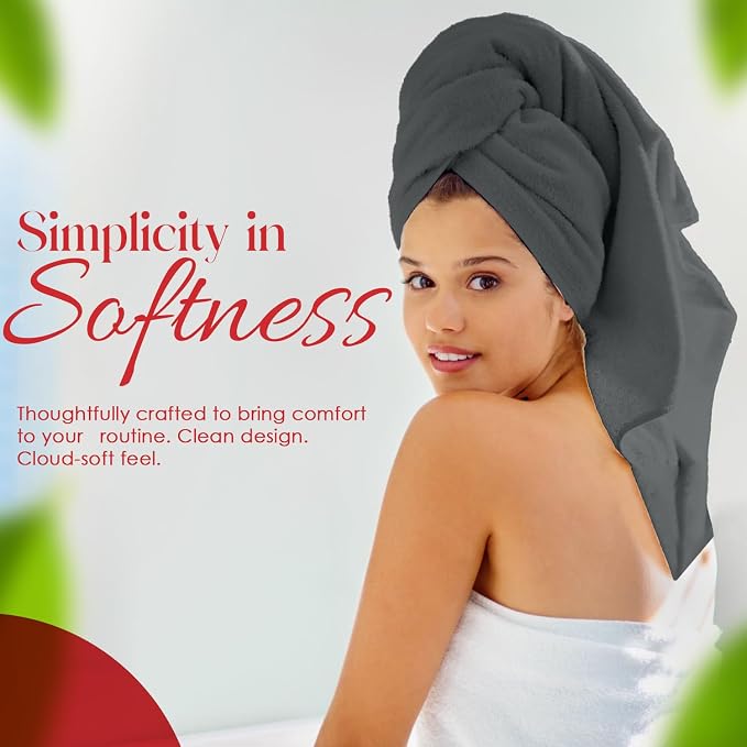 RIVERSIDE 100% Ring-Spun Cotton Bath Towels Set of 4 22 x 44 - Image 2