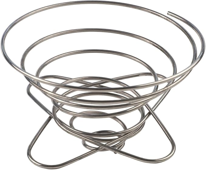 Stainless Steel Folding Funnel Filter Cup by Unknown