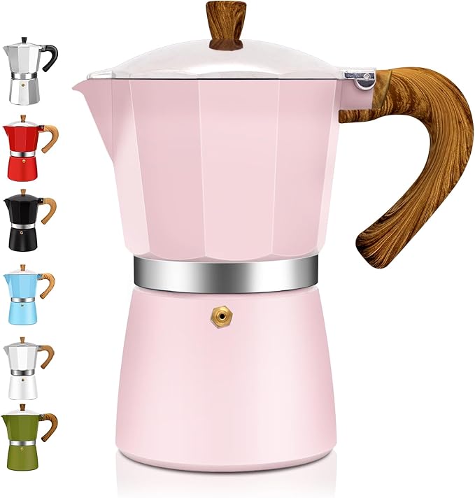 6 Cup Aluminum Espresso Stovetop Moka Pot Express Coffee Maker Percolator by Theperfectcombinationofcoffeehomeandhealthylivingmakingeverydayadayofrituals