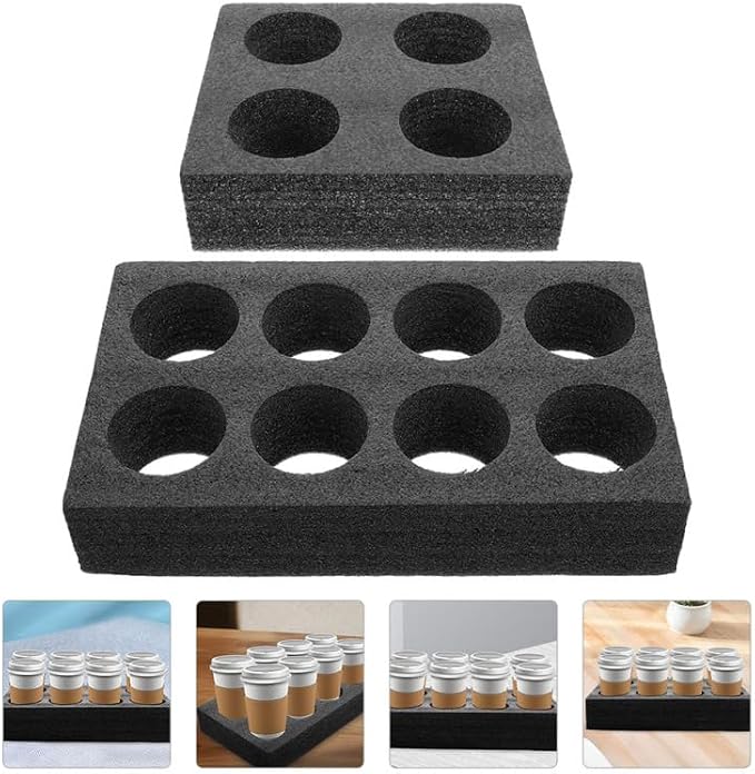 4 Pcs Portable Cup Tray Reused Cup Fixing Holder - Image 8