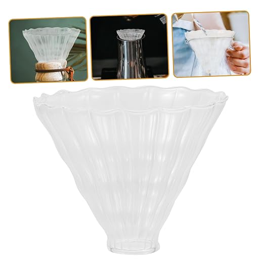 2Pcs Durable Heat Resistant Glass Coffee Funnel Easy Clean Coffee Making Tool - Image 6