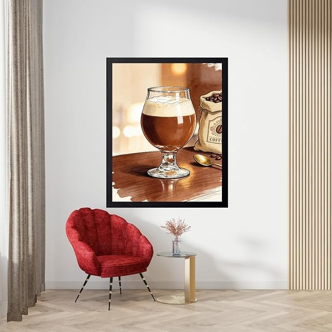 Lawrence Williams Designs Coffee Brew Glass Poster - Image 3