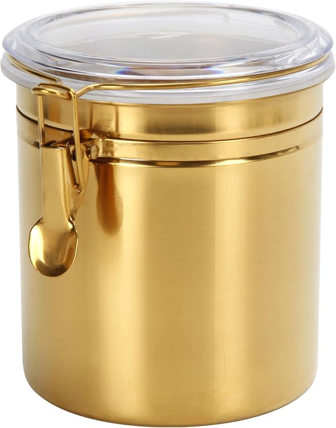 Kitchen Canister 52.5 oz, Stainless Steel Food Jar by blueden