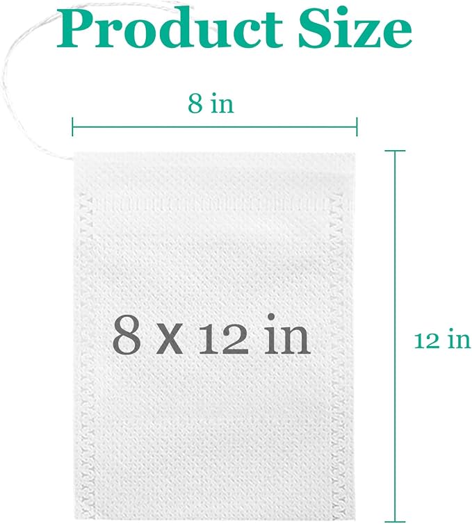Yzurbu 100pcs 8''x12'' Cold Brew Coffee Bags, No Mess Disposable Filter Bag - Image 5
