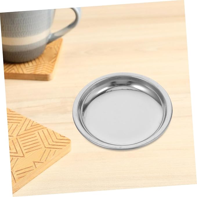 6pcs Stainless Steel Tea Bag Holder Drip Tray Tea Infuser Rest Saucer - Image 4