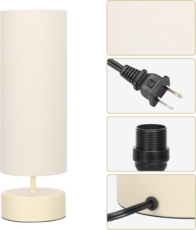 Touch Control Table Lamp, 3 Way Dimmable Bedside Table Lamp - Image 7