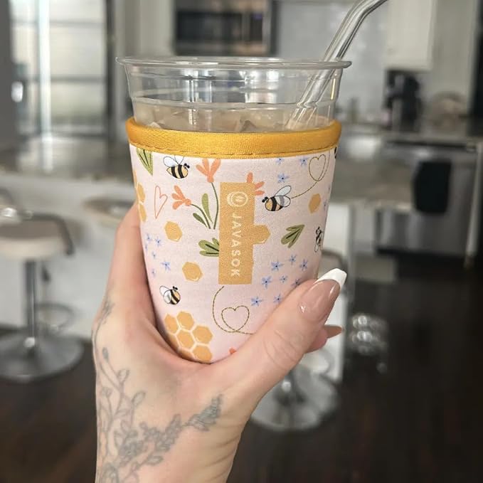 Sok It JavaSok Iced Coffee & Cold Soda Insulated Neoprene Cup Sleeve - Image 2