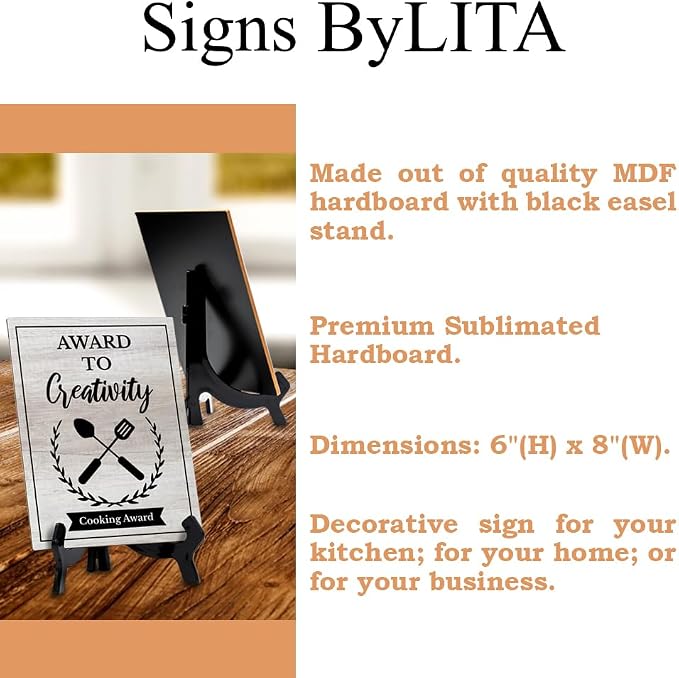 Signs ByLITA Coffee Bar, Table Sign - Image 6