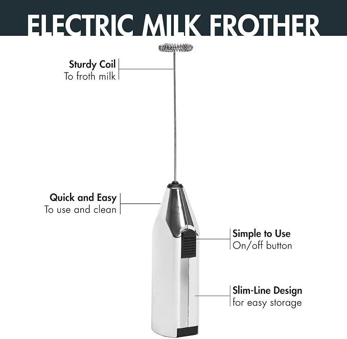 Primula Stovetop Espresso Maker and Handheld Electric Milk Frother Gift Set - Image 11