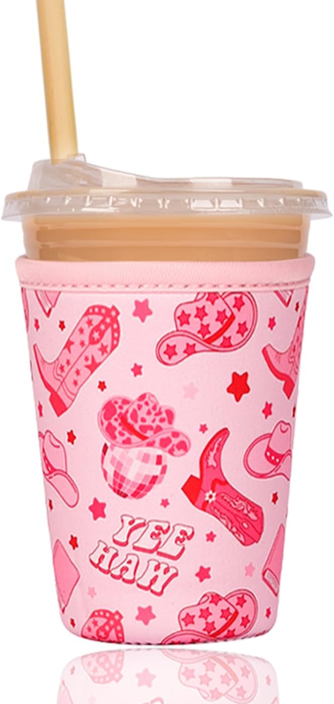 Reusable Insulated Sleeve for Iced Coffee Cup, Coffee Neoprene Sleeve for Cold by Unknown