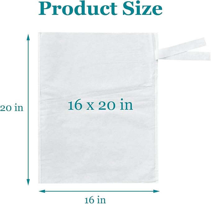 Yzurbu 100pcs 16''x20'' Cold Brew Coffee Filter Bags, No Mess Disposable Filter - Image 3
