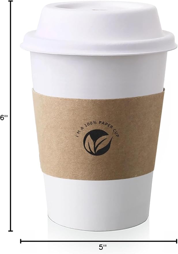 KTOB 12 oz Compostable Coffee Cups - Image 8
