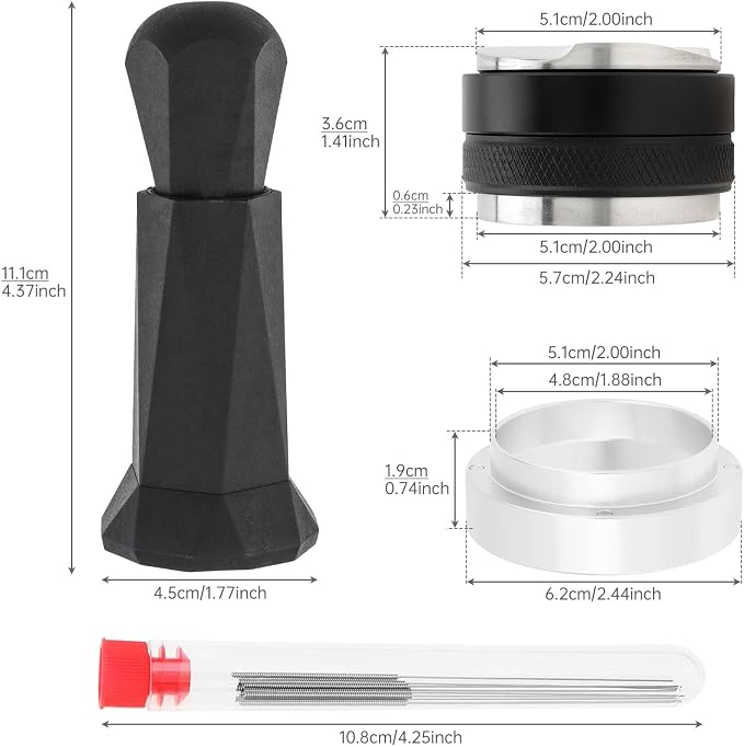 51mm Espresso Tamper and Distributor Tool Set, Coffee Tamper Leveler - Image 7