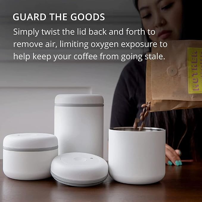 Fellow Atmos Vacuum Canister for Coffee & Food Storage - Image 6
