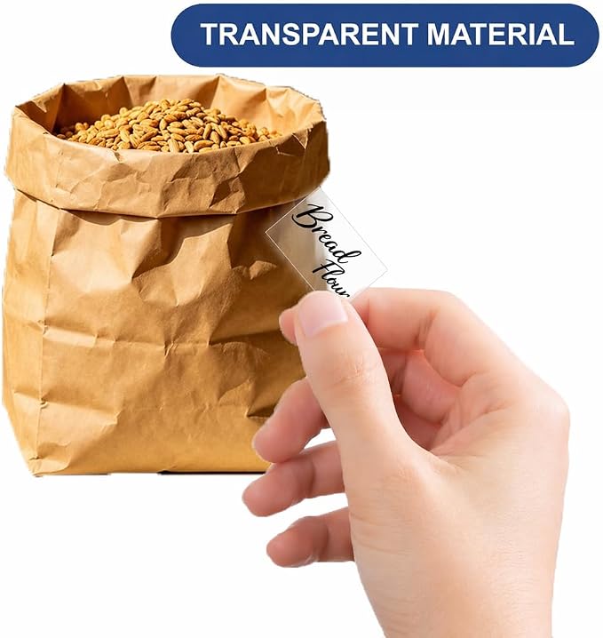 175 Pcs Food Pantry Labels, 35 Designs Clear Script Storage ID Stickers Kitchen - Image 3